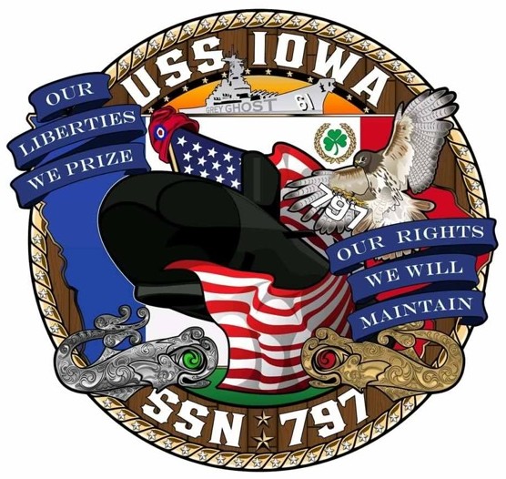 USS Iowa Crest